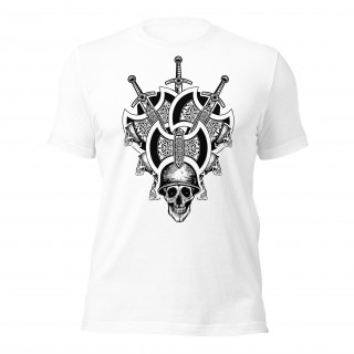 Buy a t-shirt with an Ax and a skull (Ax of Perun) 